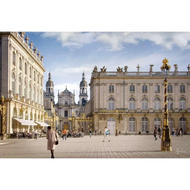 Ceanothe Place Stanislas de Jour tableau verre synthétique 65x97 cm HD