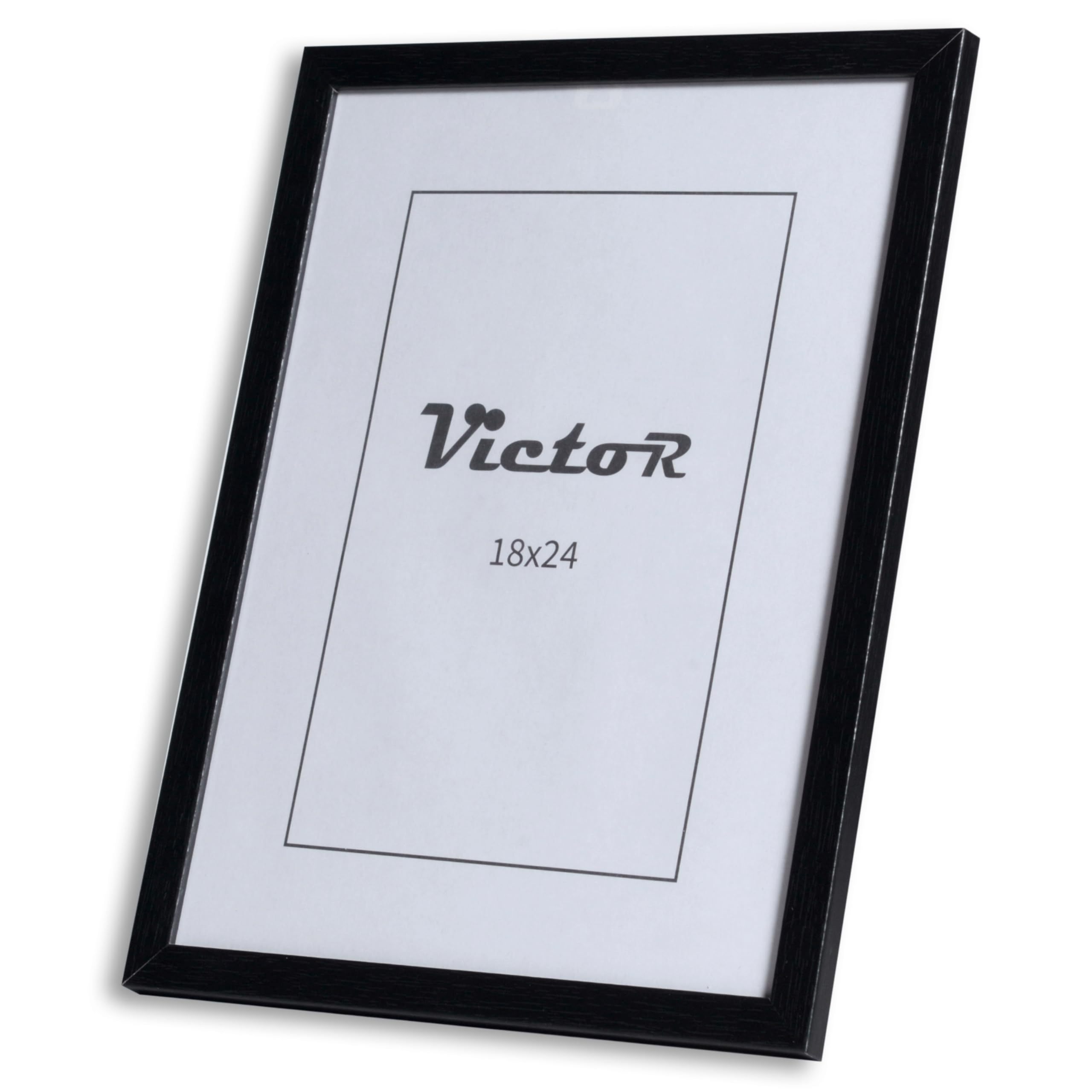 Victor Dali cadre photo 18x24 cm noir acrylique