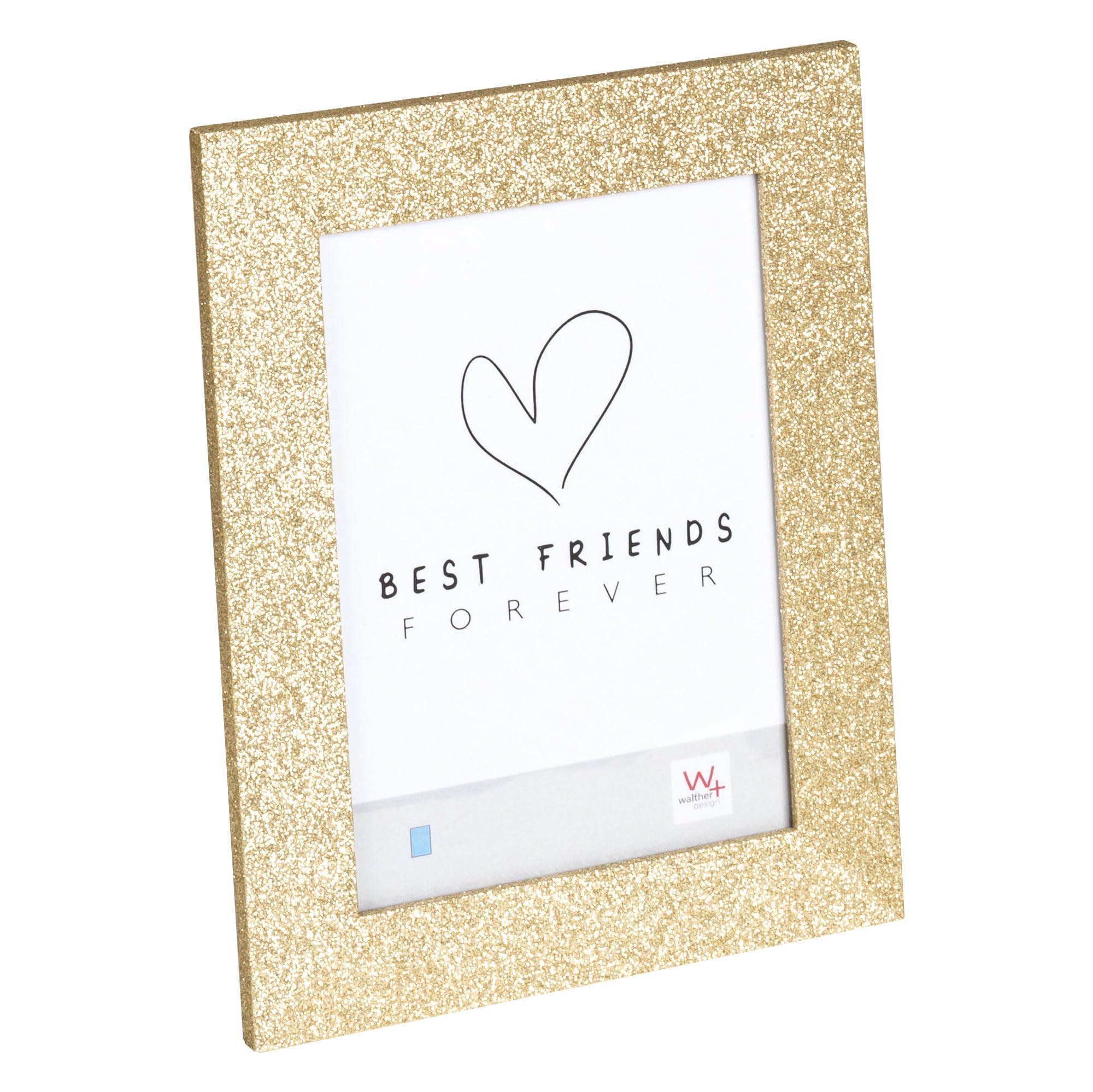 walther design Twinkle IT015S cadre photo 10x15 cm argenté scintillant