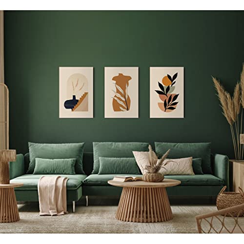 Ceanothe Feuillage Noir tableau toile 45x65 cm mat