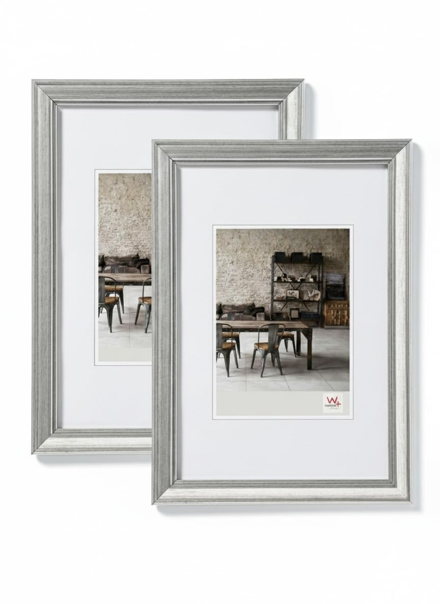 walther design Lounge JA130D cadre photo 21x30 cm acier