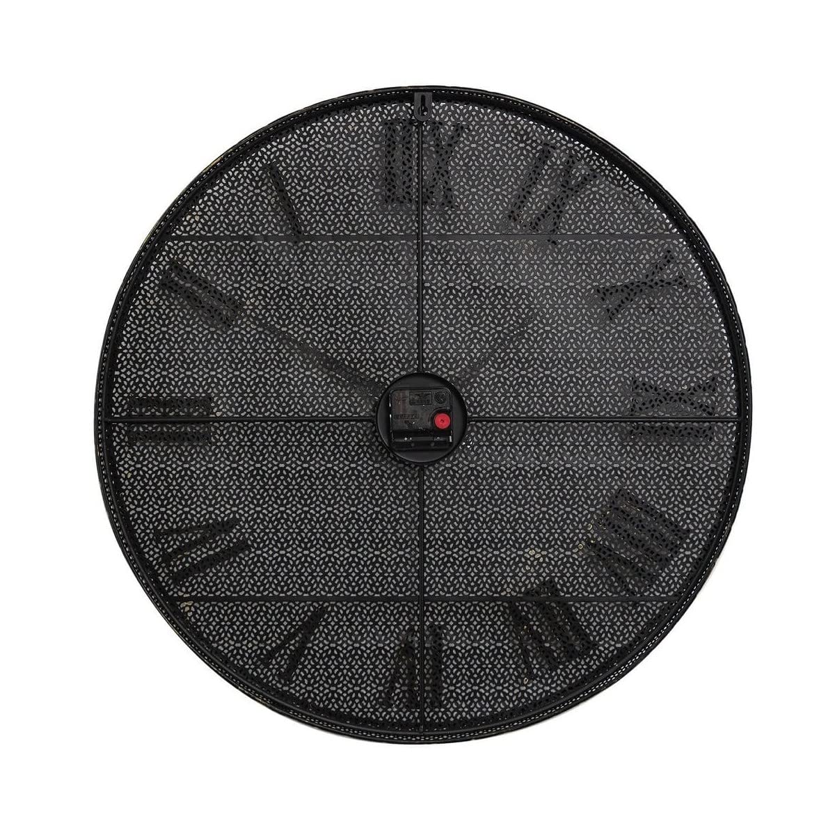 Ceanothe Emotion British horloge 60 cm métal noir