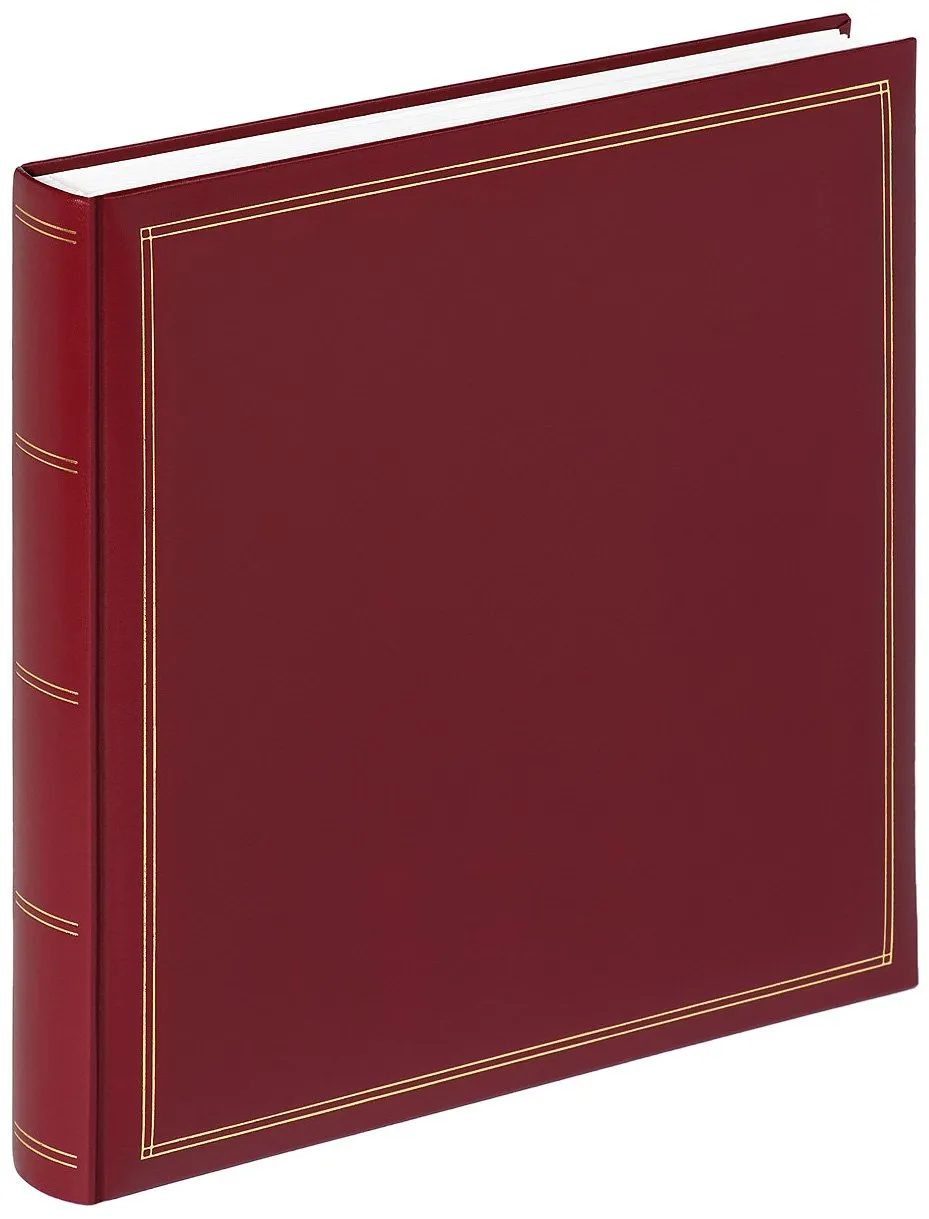 Walther Design Monza FA-260-R album photo rouge 34x33 cm cuir