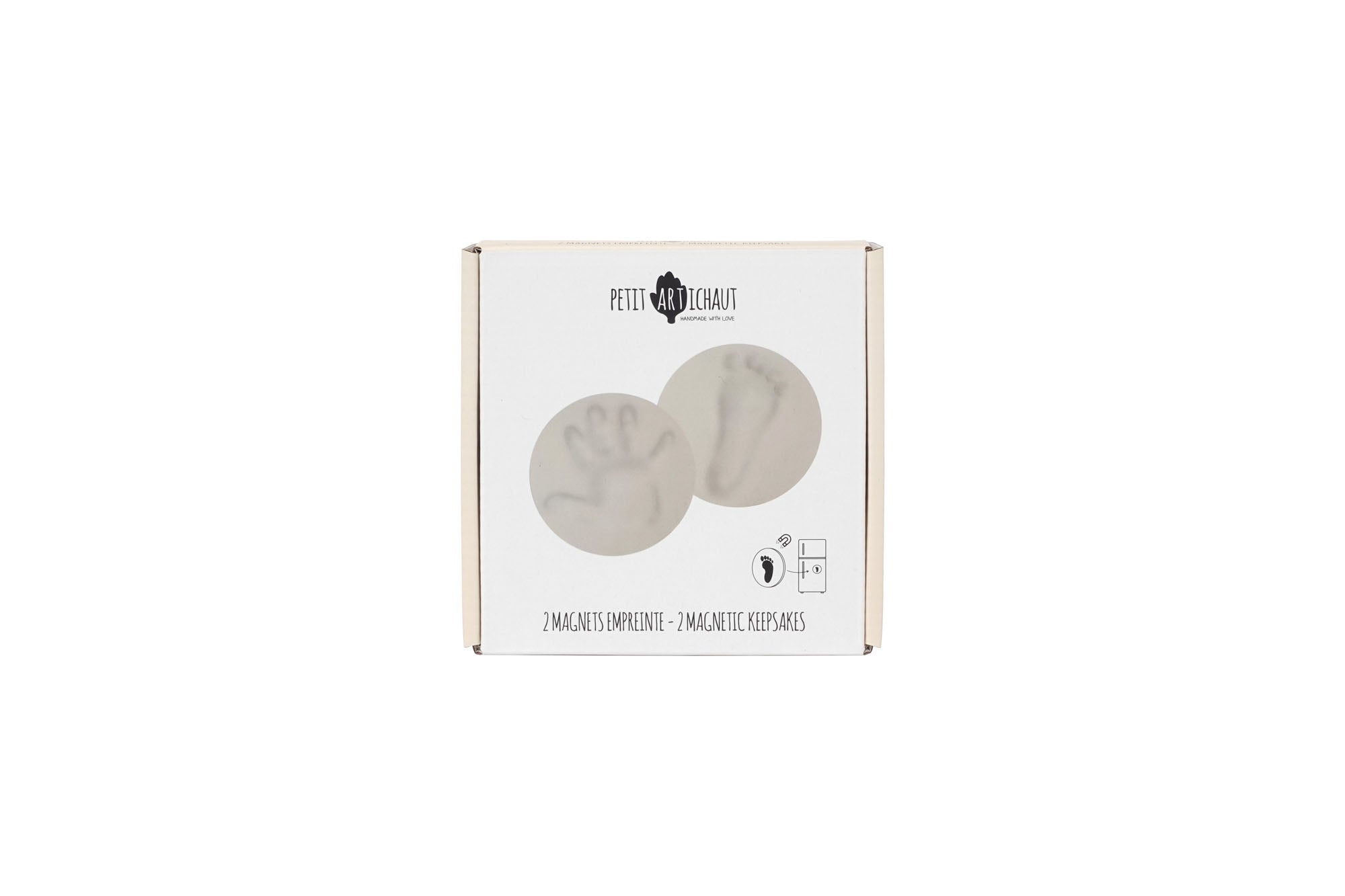 Petit Artichaut Keepsakes kit empreinte bébé aimants lot 2