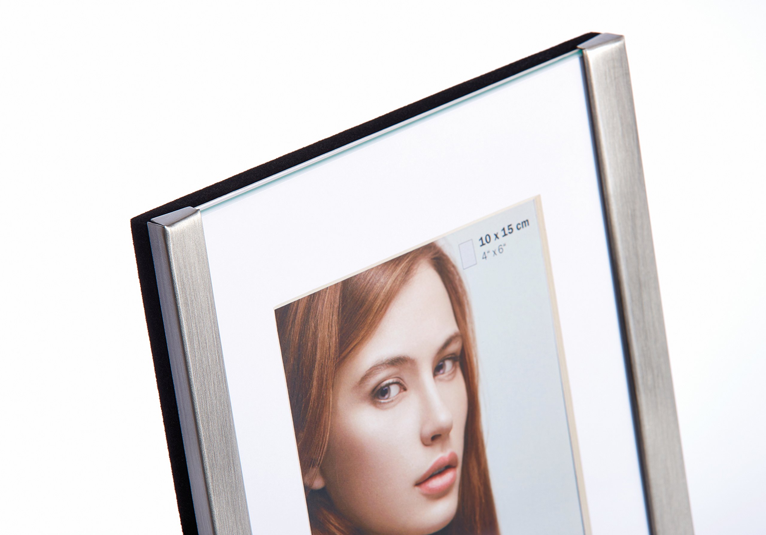 walther design Mette IM318S cadre portrait 13x18 cm argent