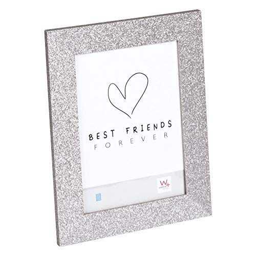 walther design Twinkle IT015S cadre photo 10x15 cm argenté scintillant
