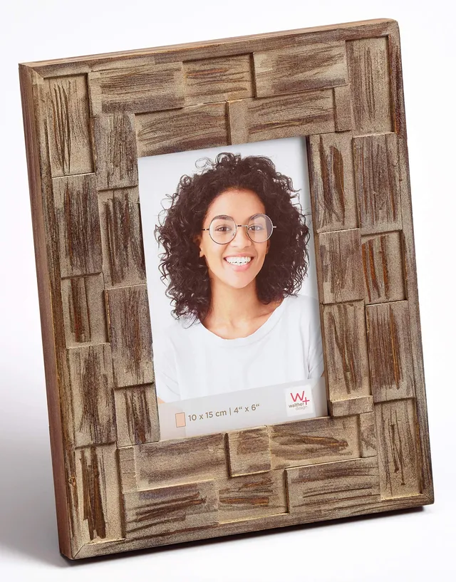 walther design Liam YJ015P cadre photo 10x15 cm marron foncé bois