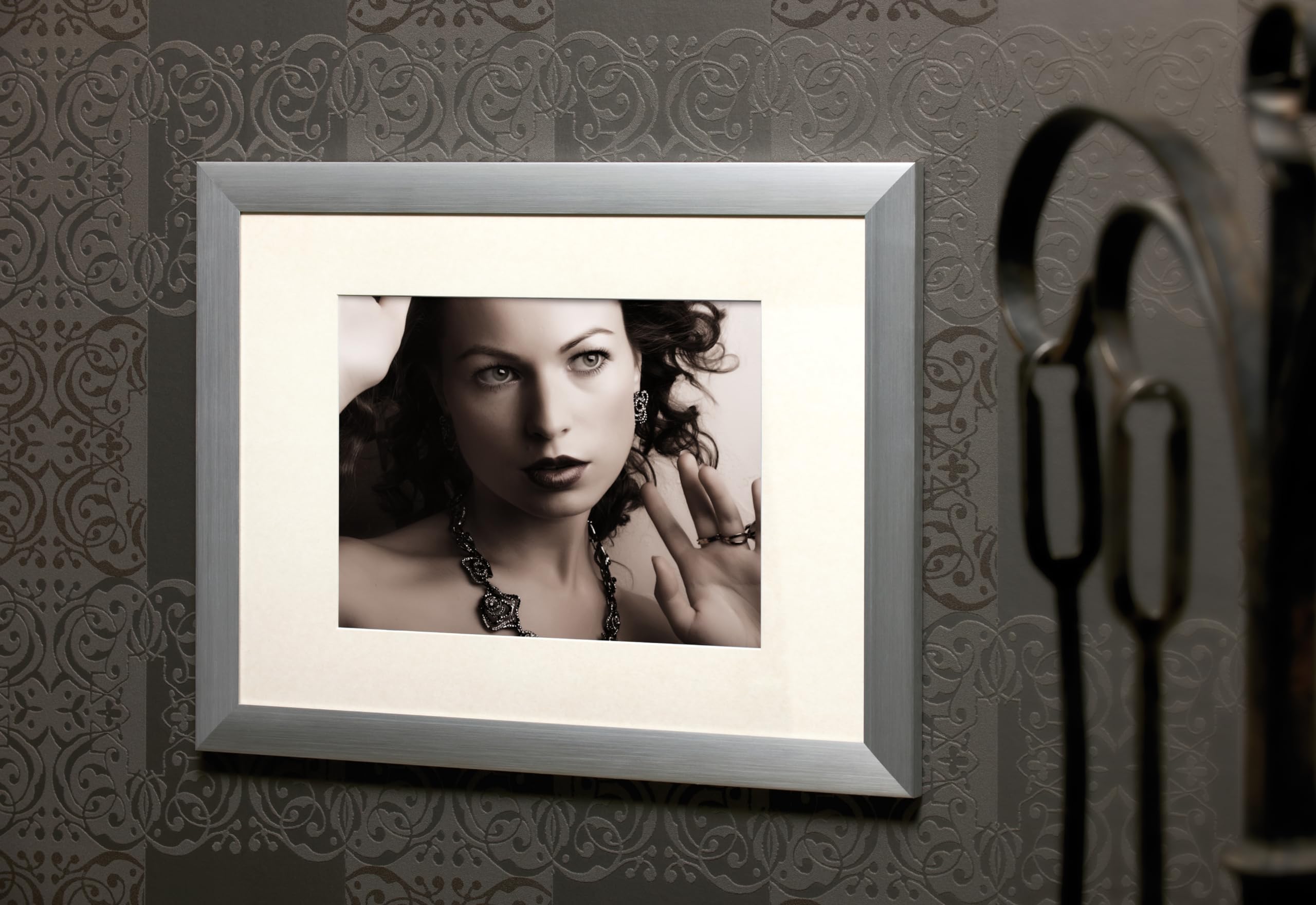 Walther Design Aluline AL040S cadre photo 30x40 cm argent aluminium