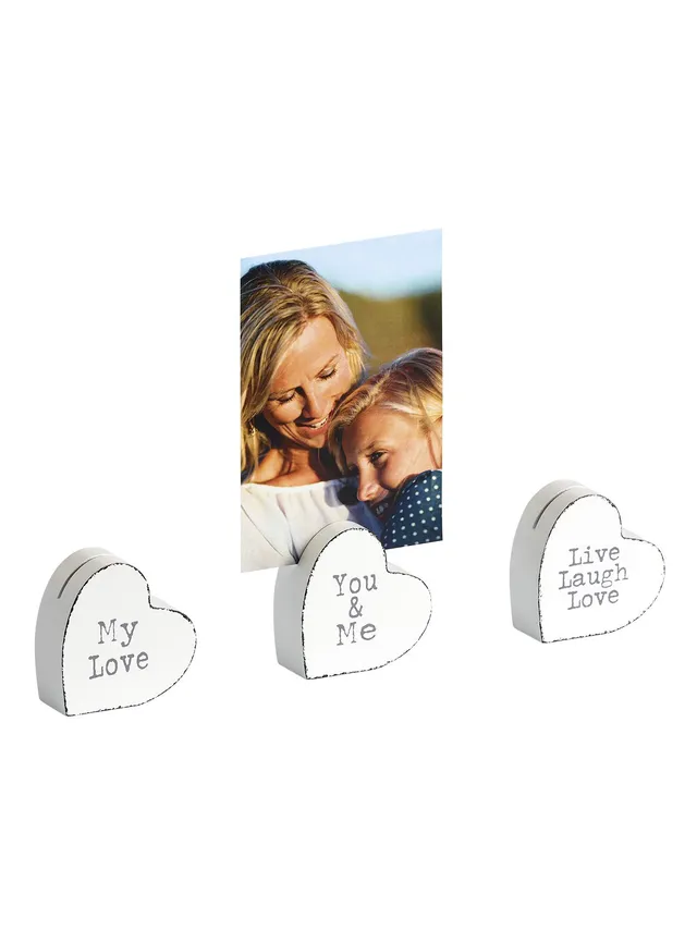 Walther Design Dreams porte-photo cœur blanc lot de 3