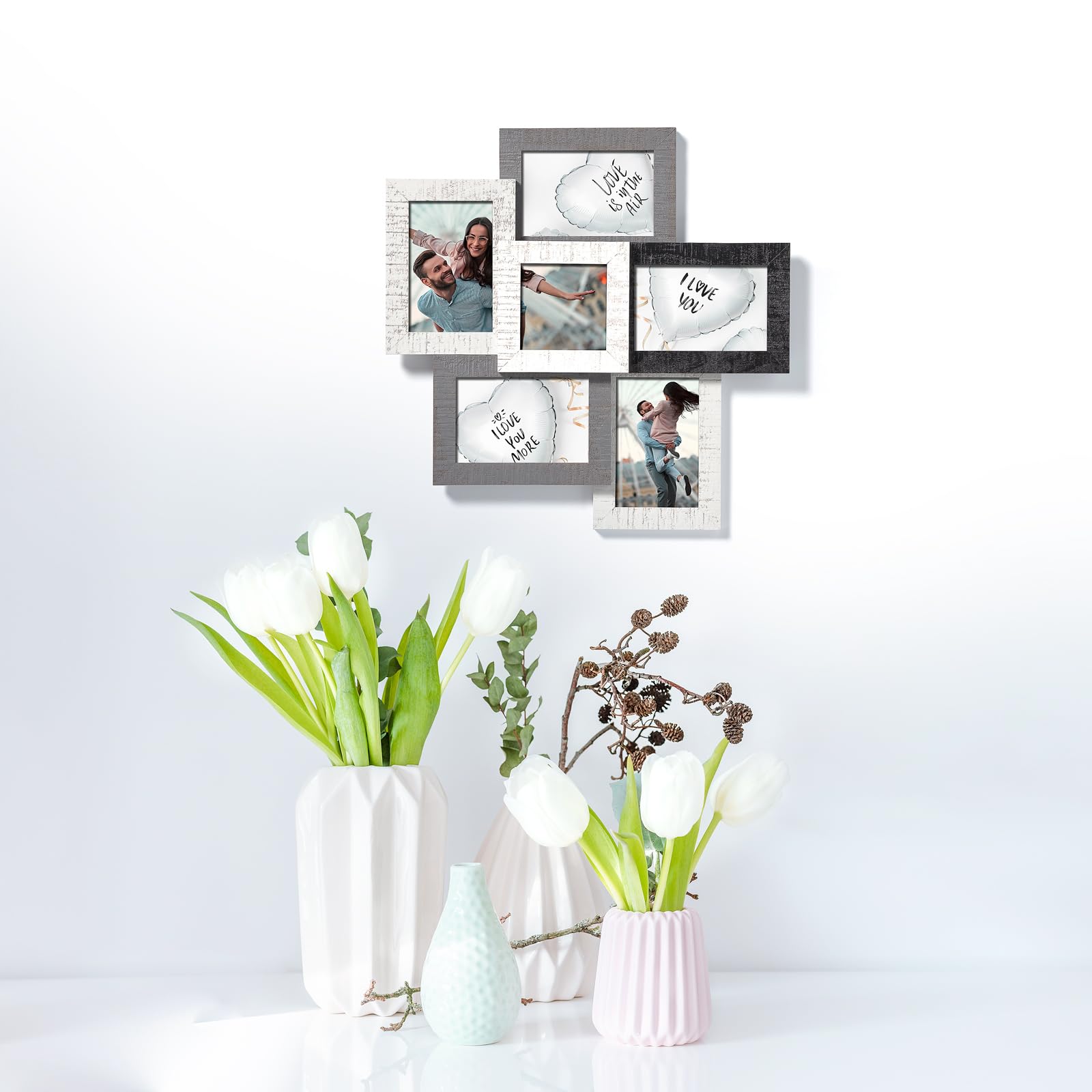 walther design Home HO666M cadre photo collage 43x43 cm noir