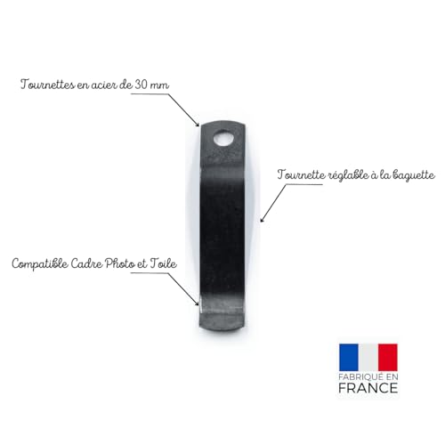 Ceanothe tournettes à visser acier 30 mm lot de 6