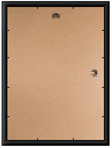 FRAMO 35 mm cadre photo bois 50x60 cm noir mat