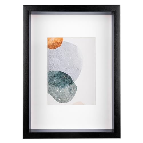 walther design Shape 3D HNX130B cadre photo noir 21x29,7 cm bois
