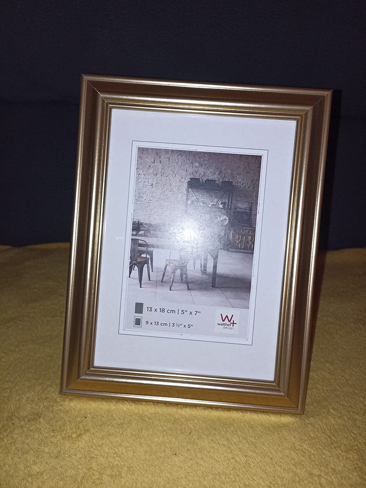 walther design Lounge JA130D cadre photo 21x30 cm acier