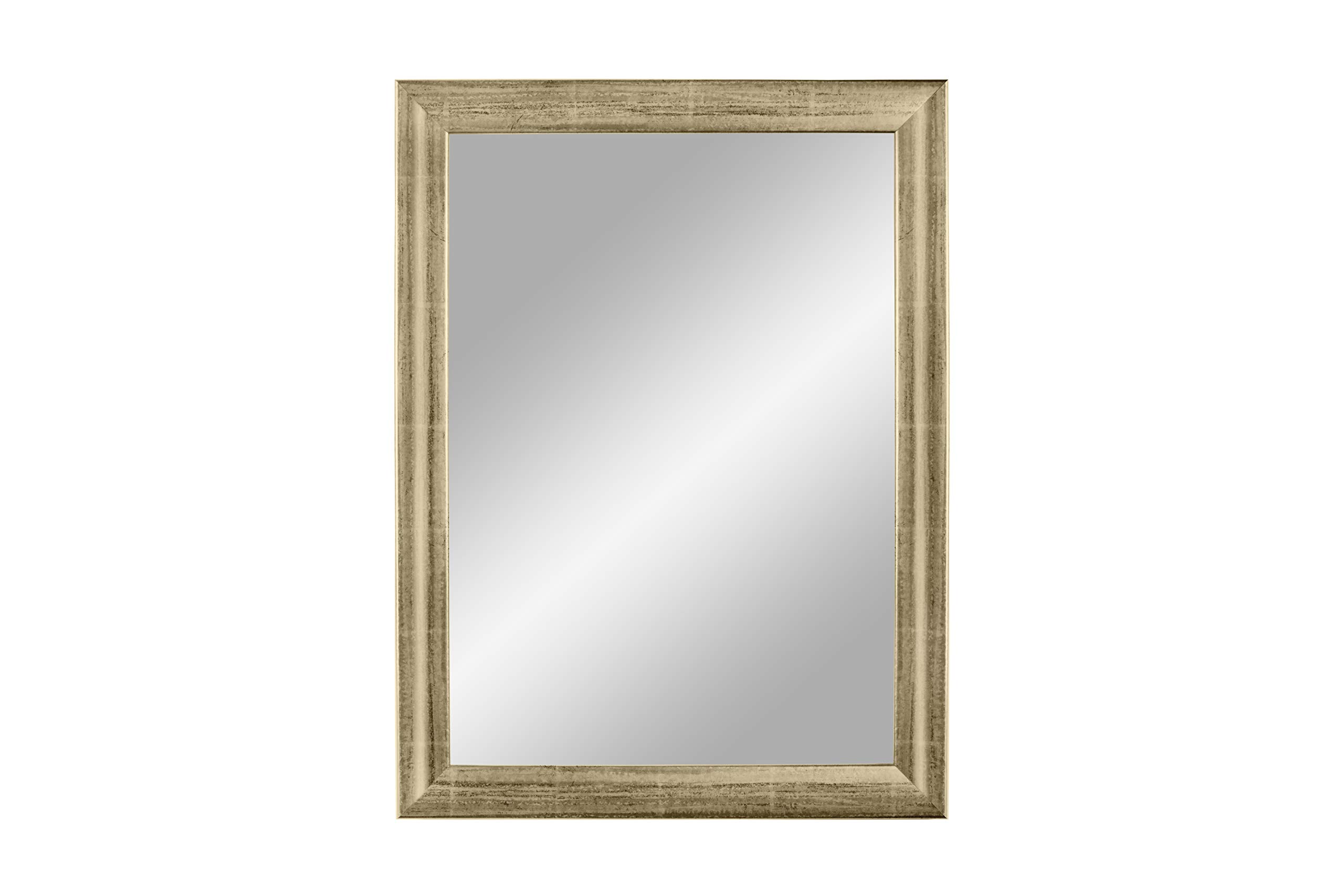 FRAMO Trend 35 miroir mural 30x35 cm feuille argentée