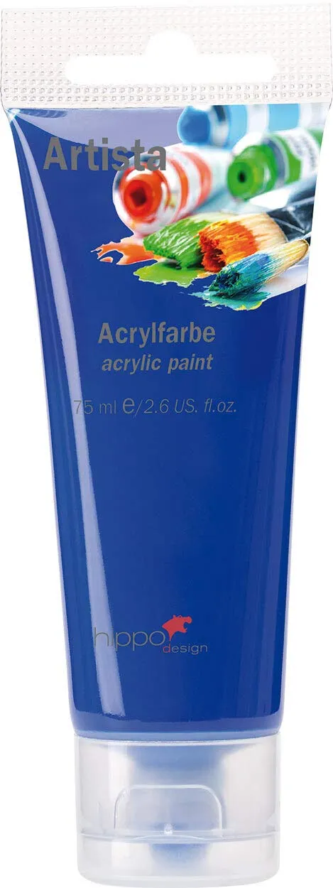 walther design peinture acrylique bleu foncé 75 ml couvrante