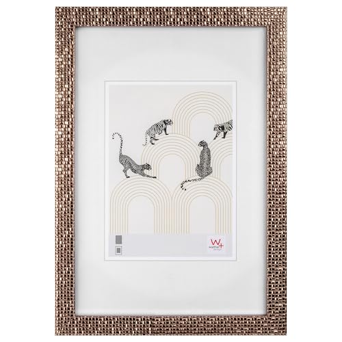 walther design Mosaic NV318G cadre photo doré rose 13x18 cm