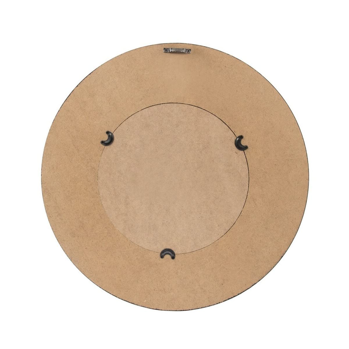 Ceanothe Brio miroir rond noir 40 cm bois
