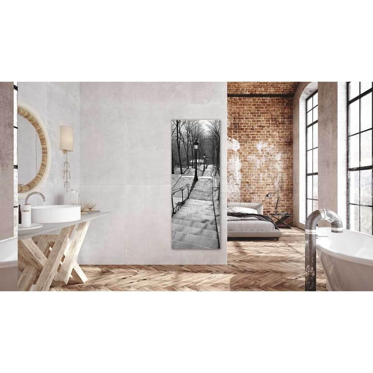 Ceanothe Allure escaliers Montmartre radiateur 45x120 cm 600W