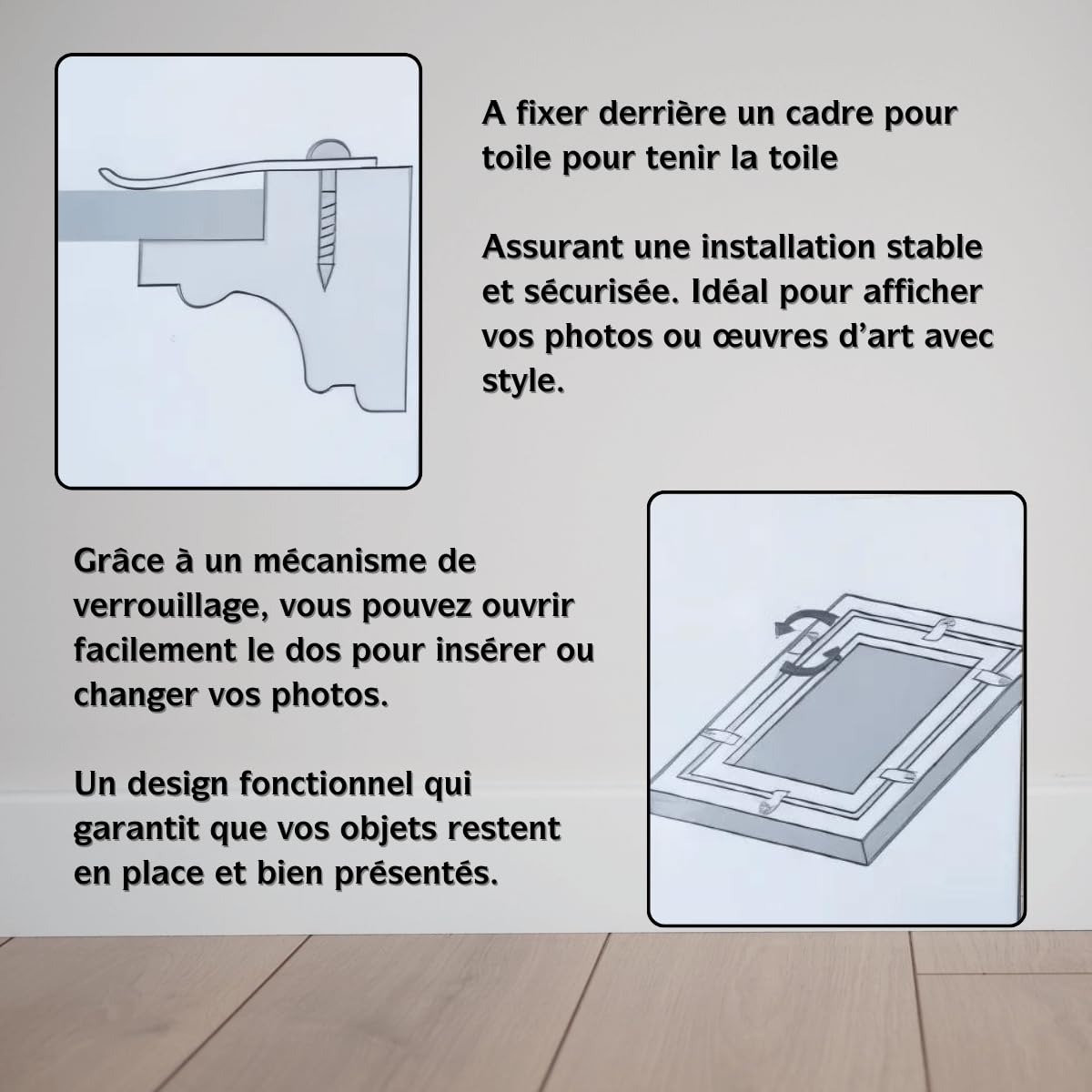Ceanothe tournettes à visser acier 30 mm lot de 6