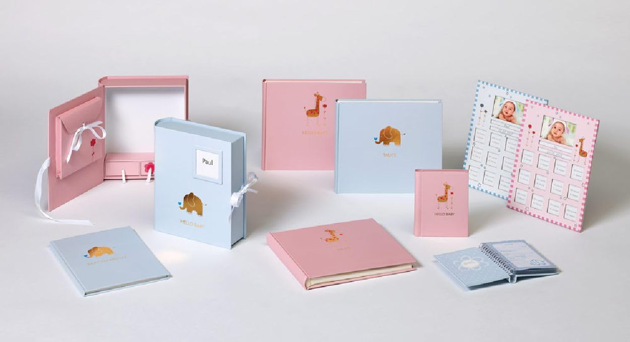 walther design Baby Animal MT-148-R album photo rose baptême