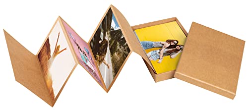 walther design Pimp and Create FB-098-P boite photo marron 10x15 cm kraft