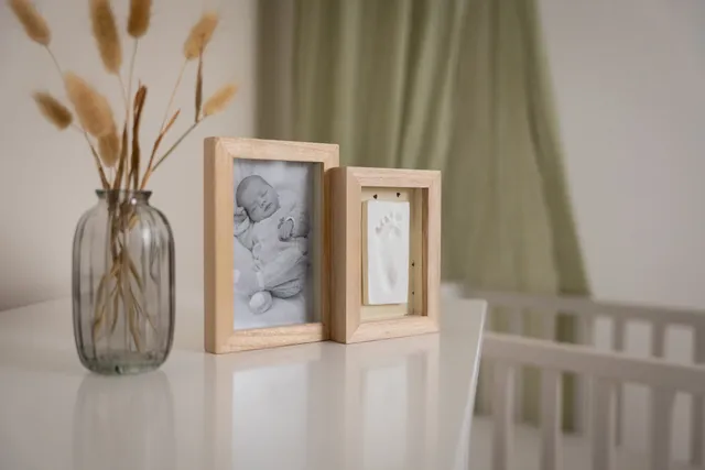 Petit Artichaut Duo Frame Pretty Hearts cadre photo beige