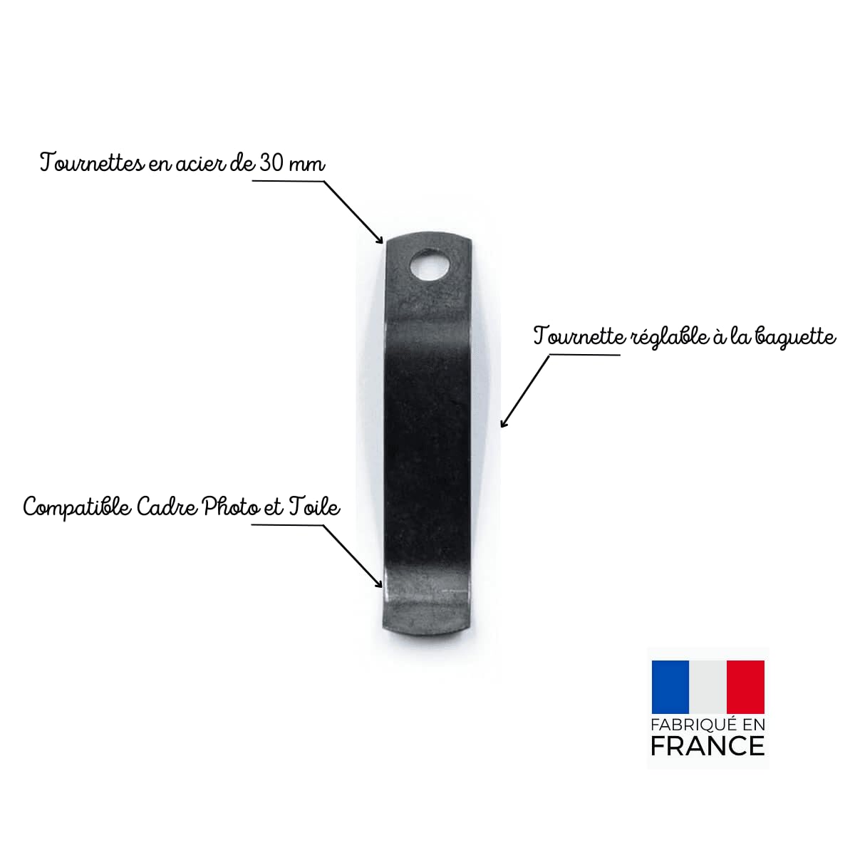 Ceanothe tournettes à visser acier 30 mm lot de 6