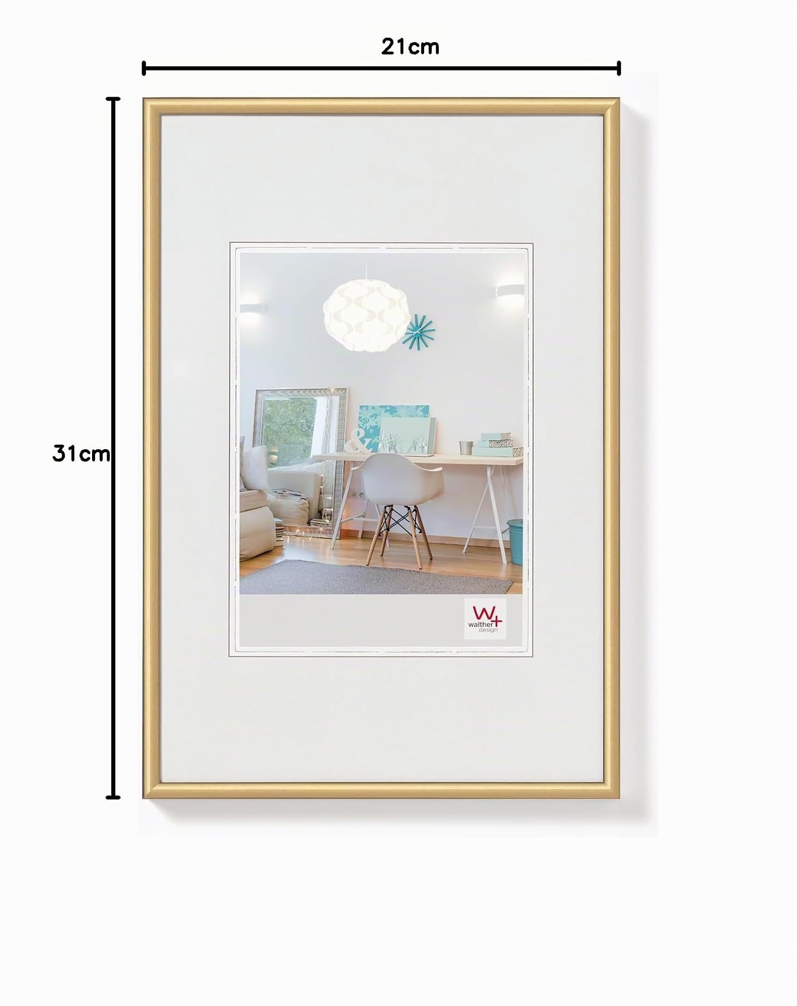 Walther Design New Lifestyle KV030G cadre photo or 20x30 cm