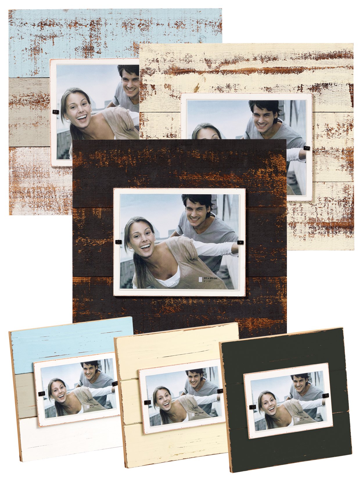 walther design Offaly ZF125O cadre photo bois blanc 21x25,5 cm