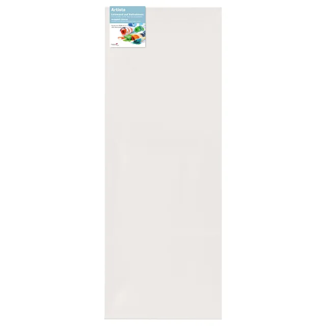 walther design toile sur châssis à peindre blanche 30x80 cm coton