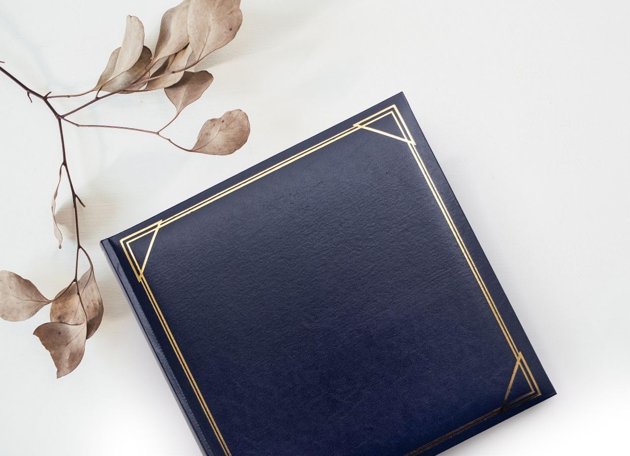 walther design Standard MX-200-L album photo bleu 30 x 30 cm cuir