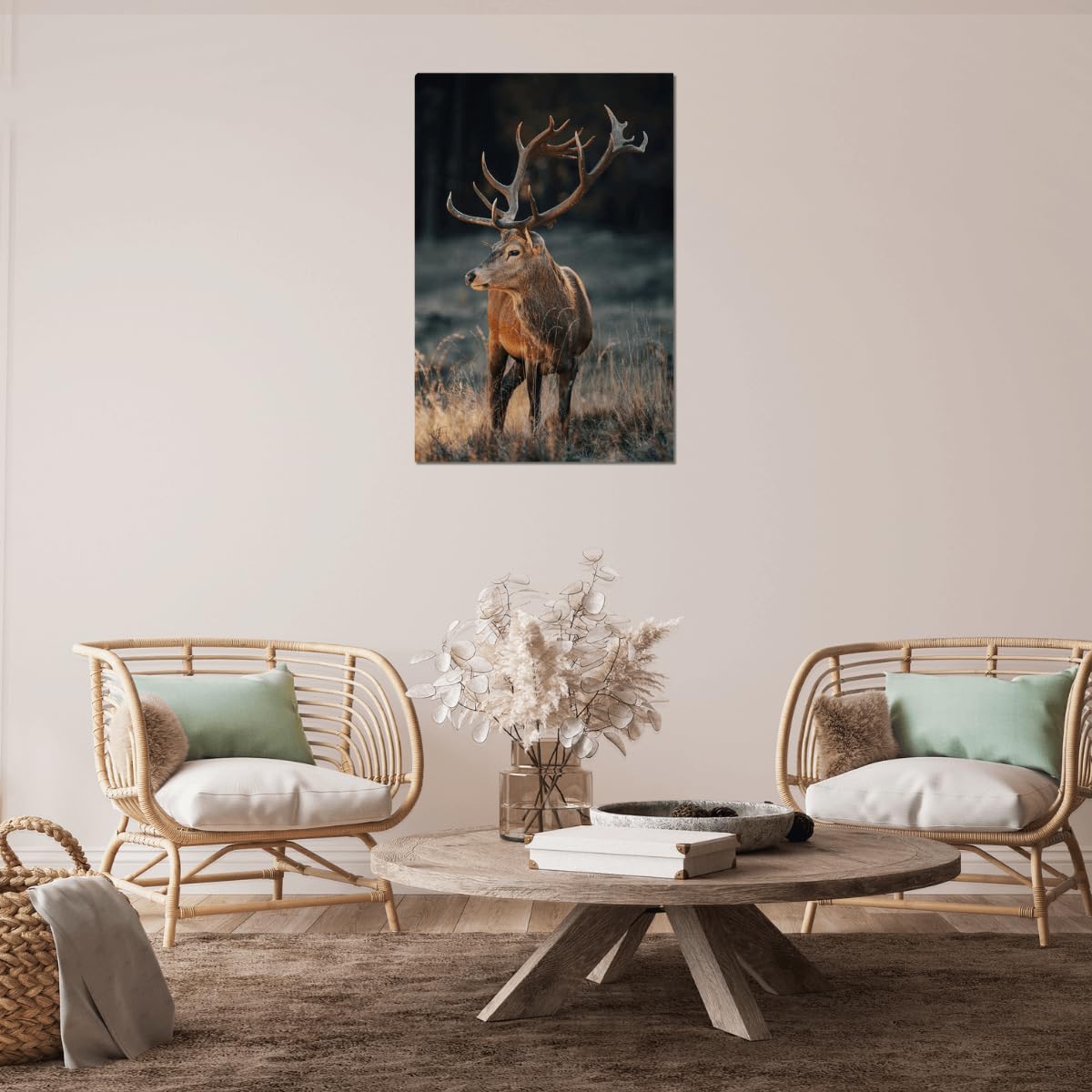 Ceanothe cerf sauvage tableau toile 30x45 cm HD