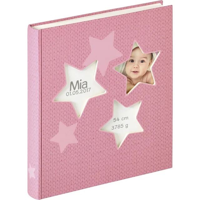 walther design Baby Estrella UK-133-R album bébé rose