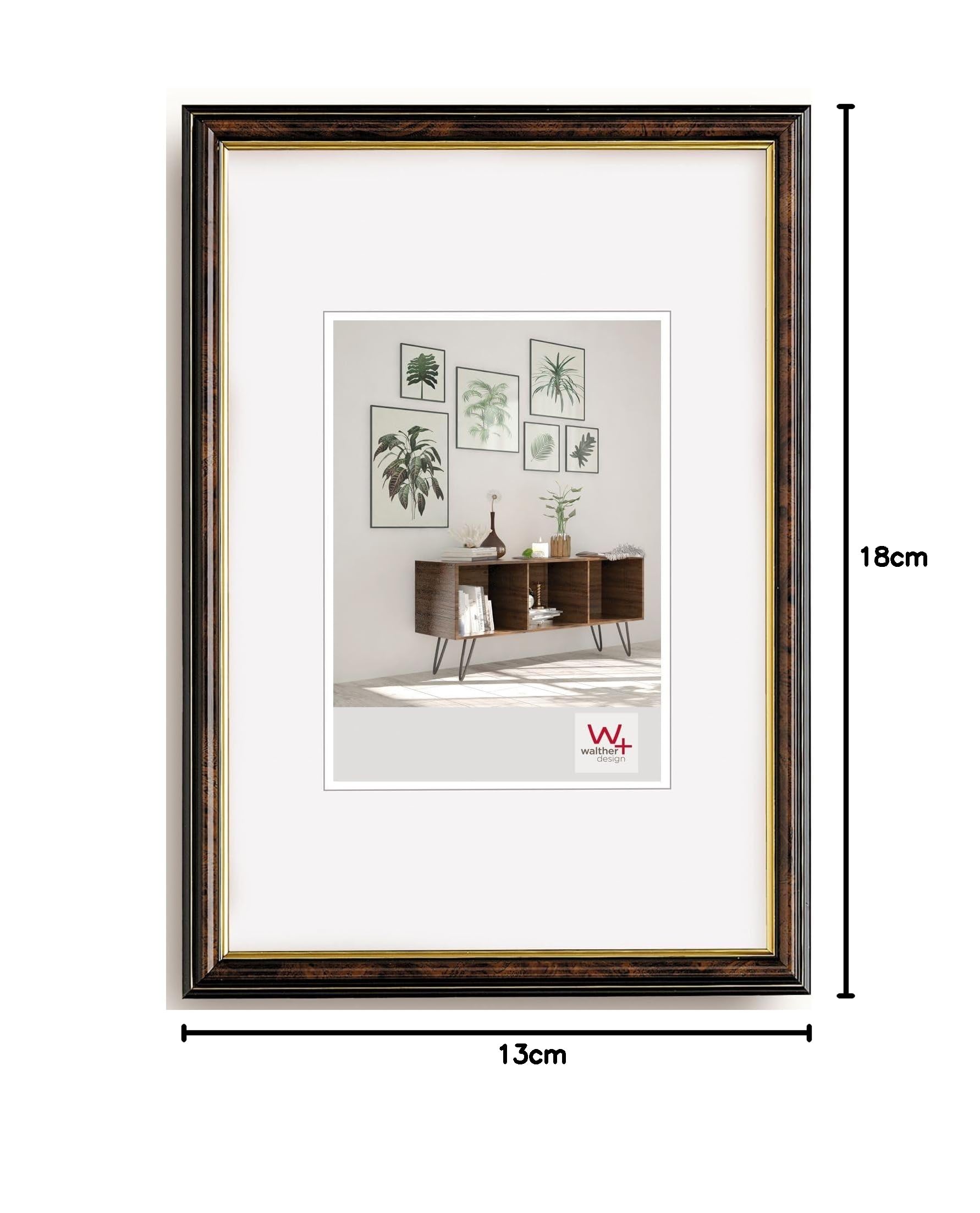 walther design Smell JD318N cadre photo noyer 13x18 cm