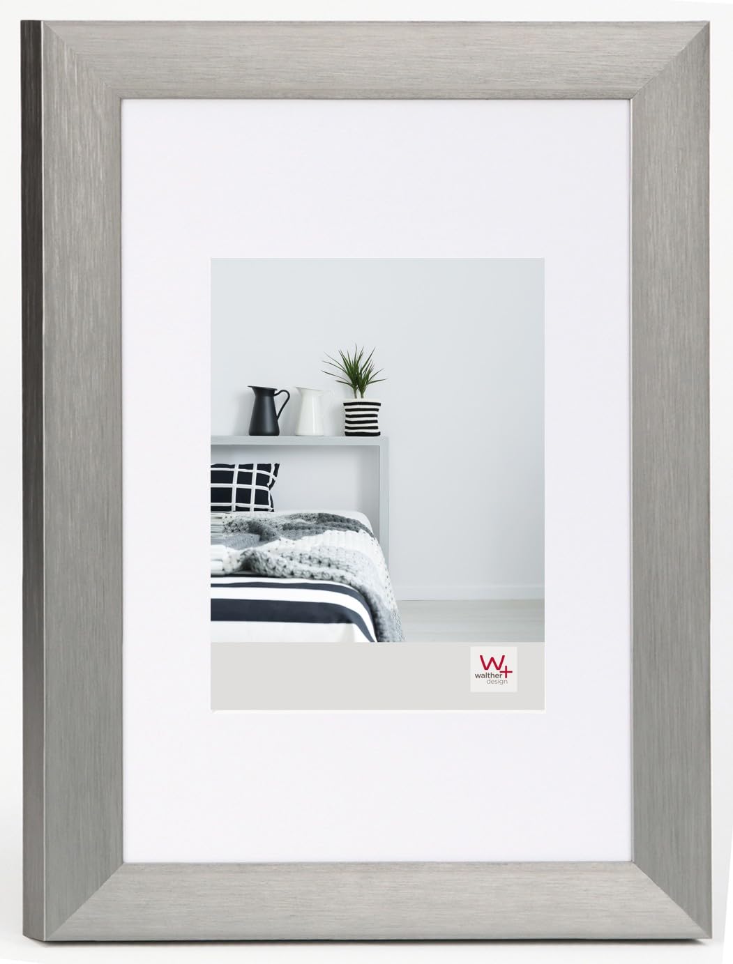 Walther Design Aluline AL040S cadre photo 30x40 cm argent aluminium