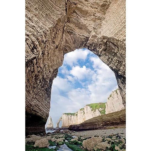 Ceanothe Etretat Normandie tableau verre synthétique 65x97 cm HD
