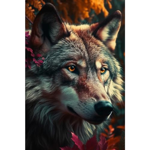 Ceanothe loup fleuri tableau sur toile 30x45 cm mat