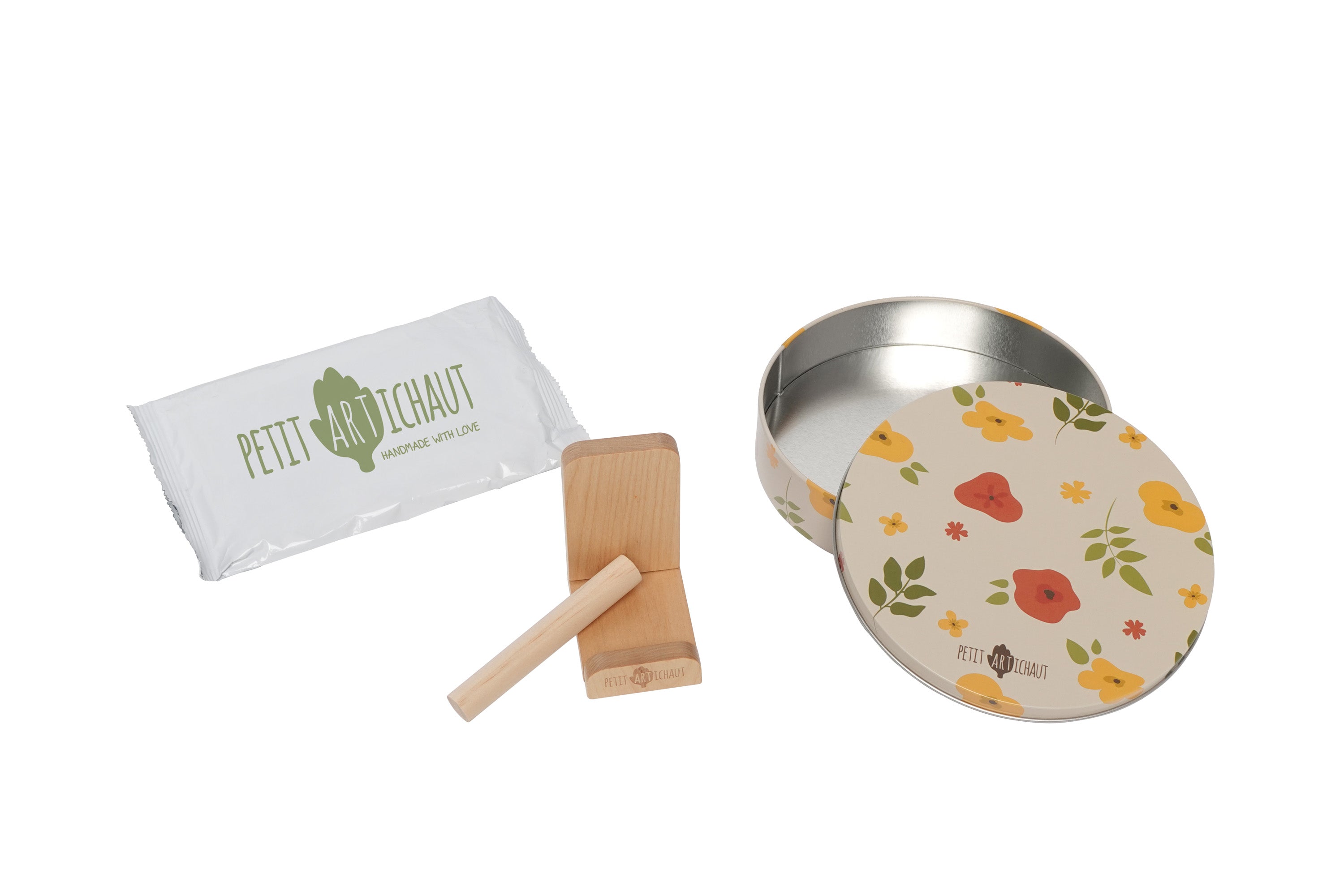 Petit Artichaut Baby Box Round Little Prairie boîte souvenir