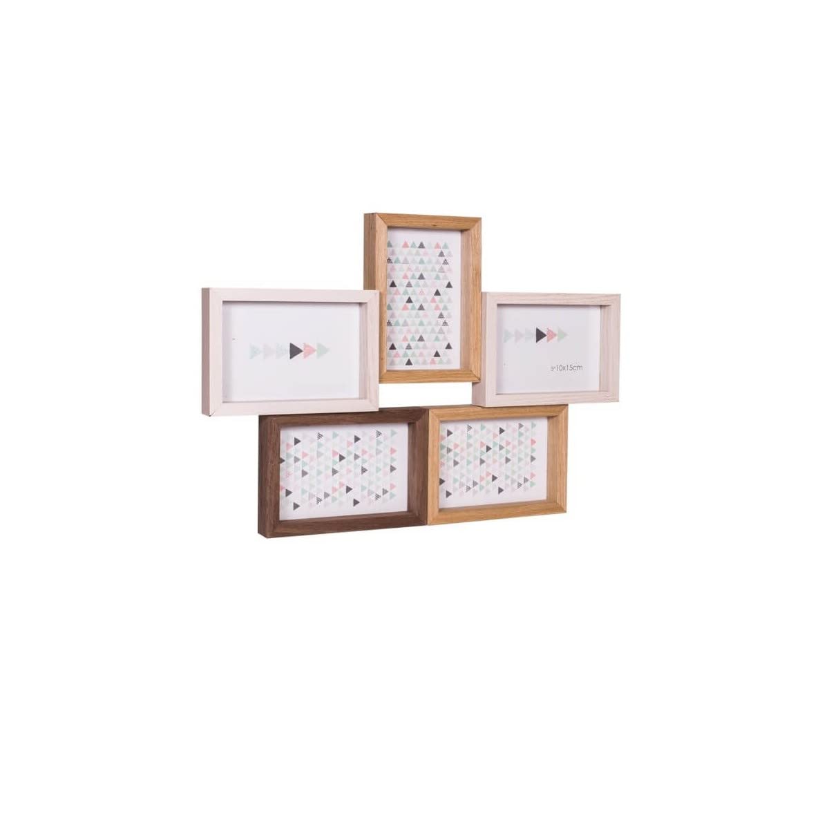 Ceanothe Scandi 34545 cadre photo multi 5 vues bois naturel
