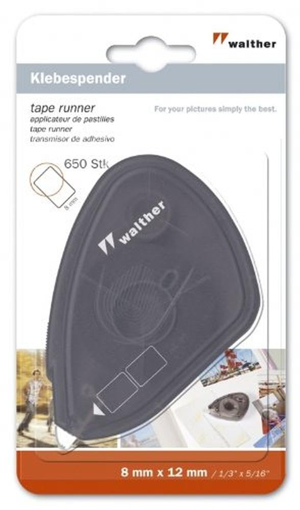 Walther Design FS1000S pastilles adhésives photo transparentes 650