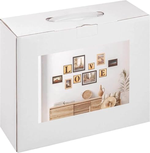 walther design Love décoration murale noir lot 10 cadres