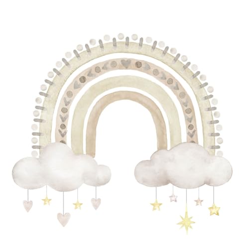 Ceanothe Arc-en-ciel Nuage tableau sur toile 30x30 cm enfant