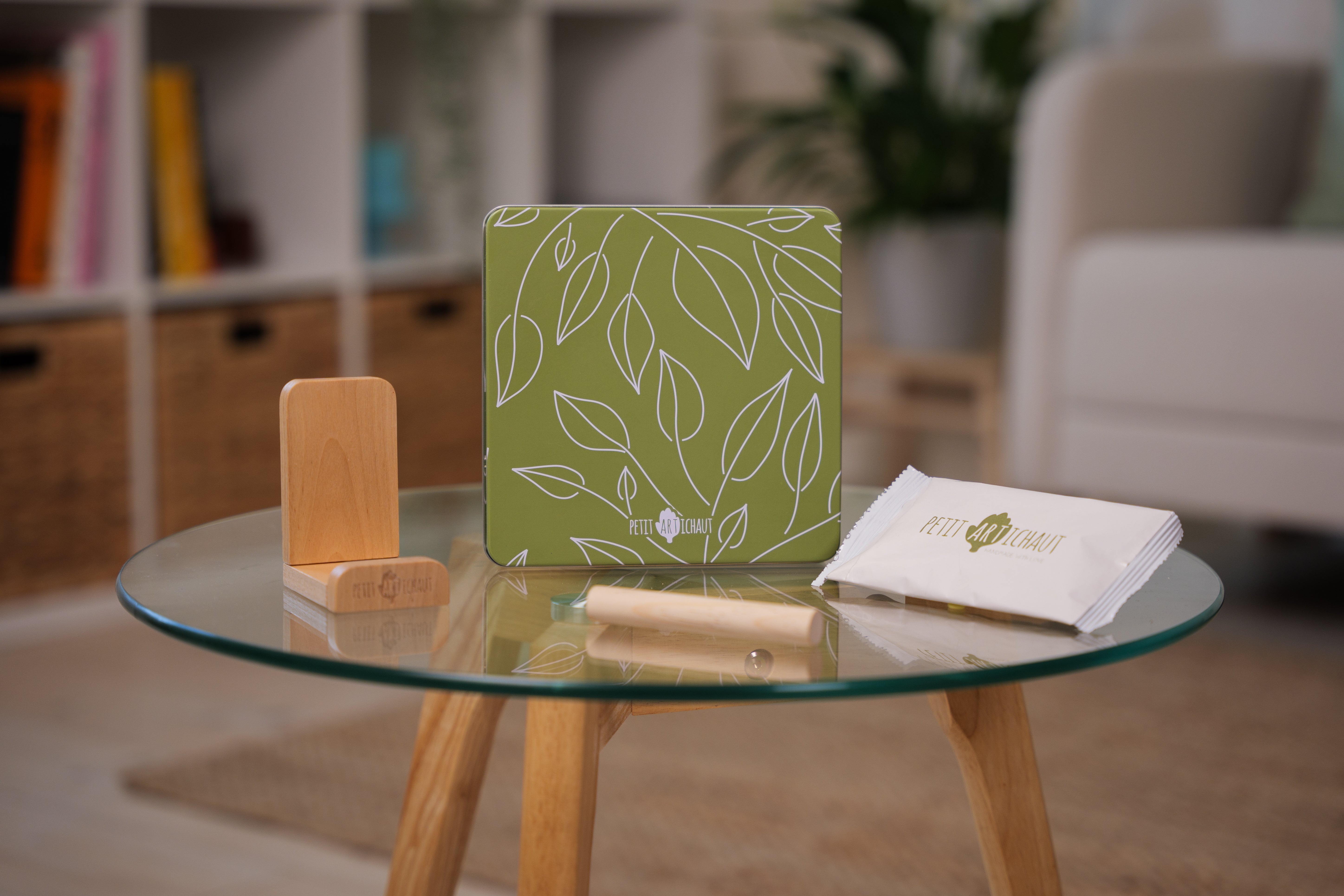 Petit Artichaut Olive Tree baby box carrée olivier