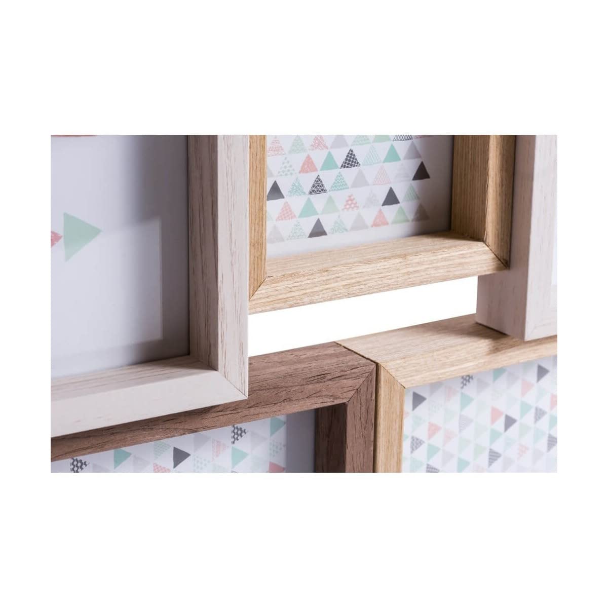Ceanothe Scandi 34545 cadre photo multi 5 vues bois naturel