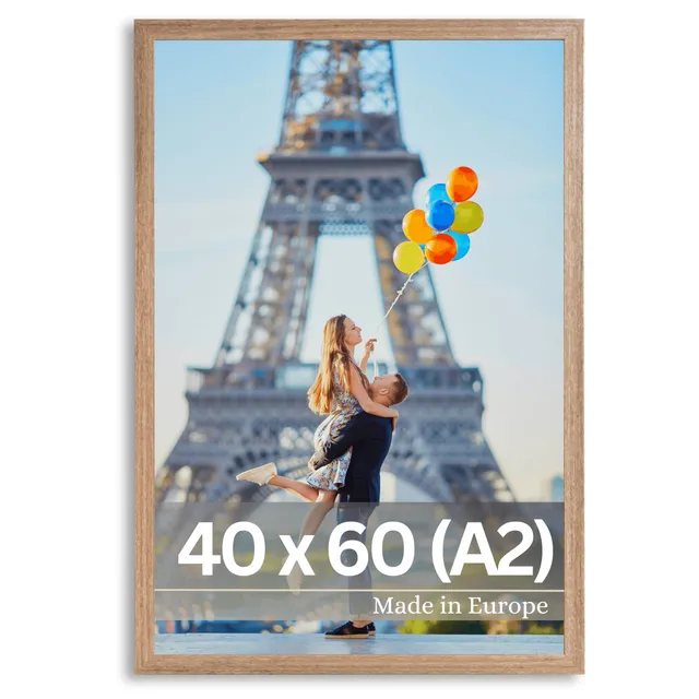 Victor Dix cadre photo beige bois 40x60 cm A2