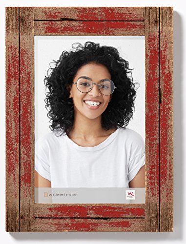 walther design Dupla YA040R cadre photo rouge 30x40 cm