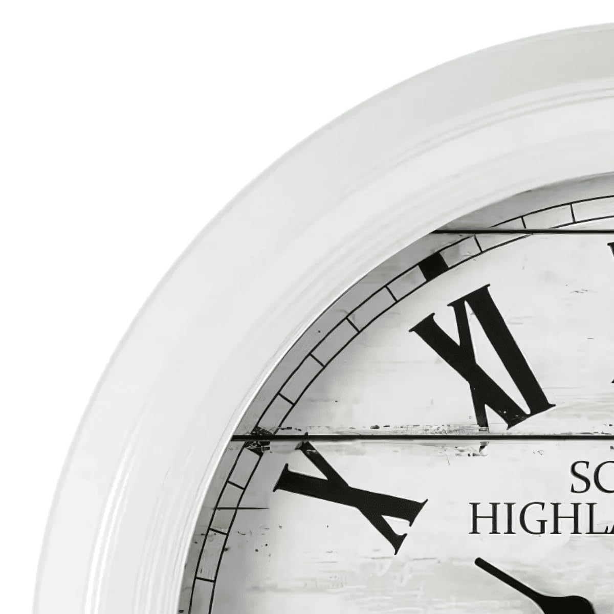 Ceanothe 17015 Scottish horloge murale 47 cm blanc