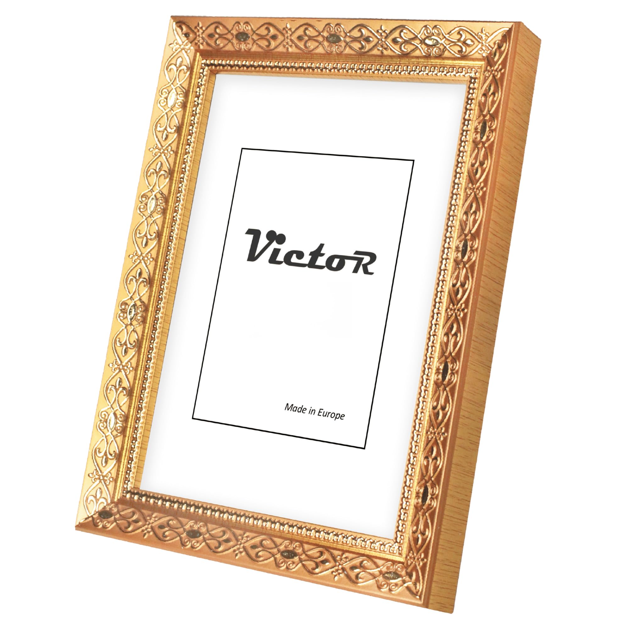 Victor Vermeer cadre photo doré 13x18 cm baroque