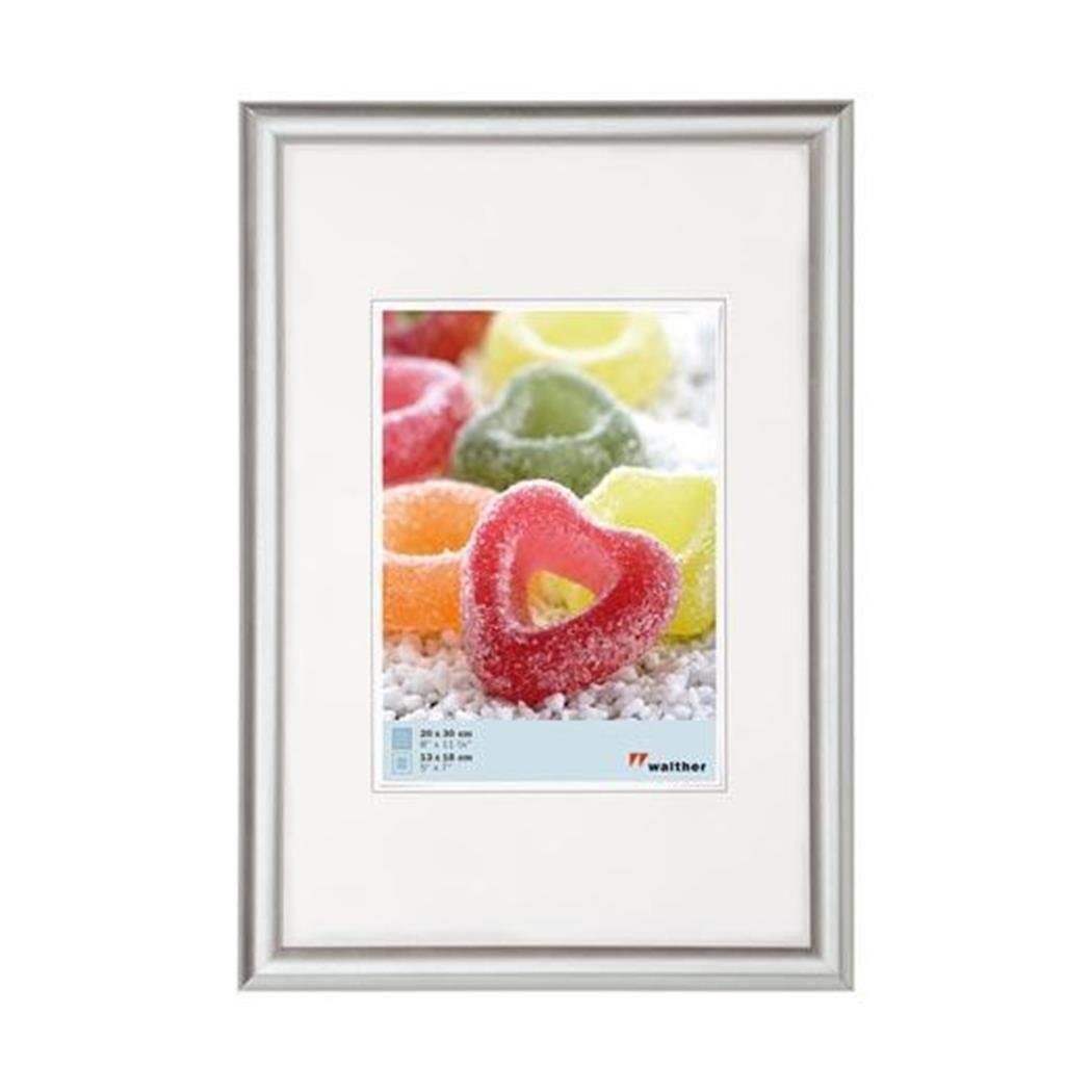 walther design Trendstyle KP520D cadre photo 15x20 cm acier mat